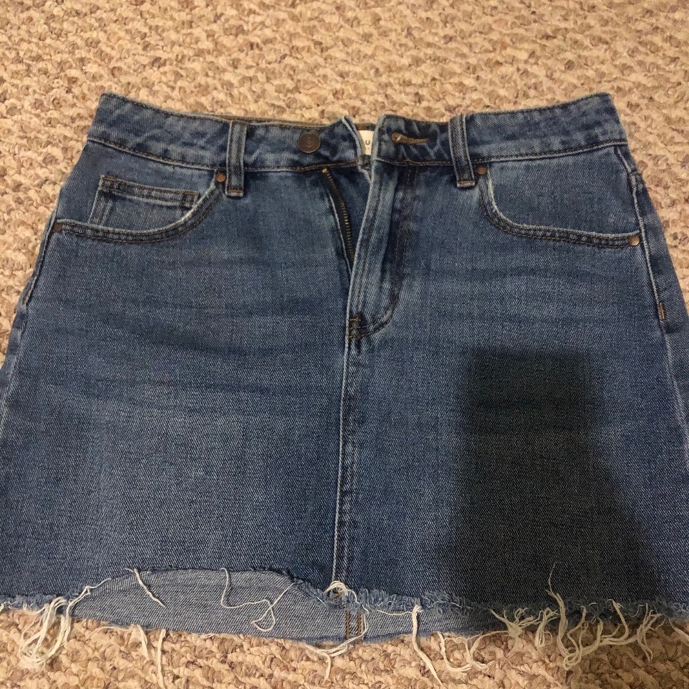 Denim Mini Skirt